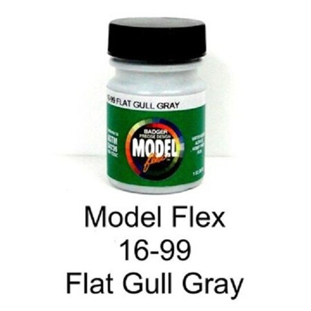 Badger Flat Gull Gray Paint Bottle BAD1699